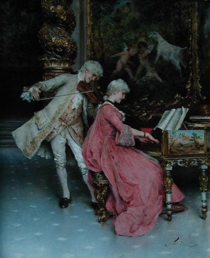 Painting after restoration