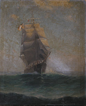 Sailing Ship before restoration