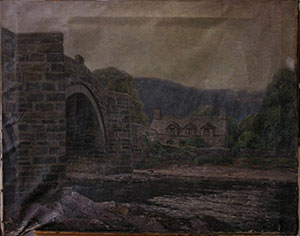 Painting before restoration